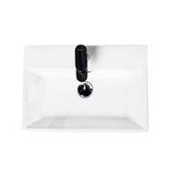Раковина накладная BelBagno (510х360х130) прямоугольная, с отверстием под смеситель, белая BB1340