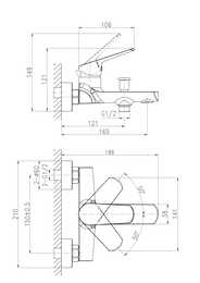 ��������� ��� �����/���� Cersanit FLAVIS 63035 ���������, ������������, ����