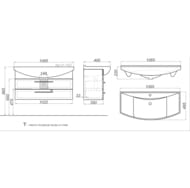 ����� ��� ���������� Aqwella Allegro (1055�586�495), ���������, 2 �����, ����� Agr.01.10/2