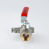 Кран дренажный со спускником 1/2"ВВ VALTEC BASE красная ручка VT.245.N.04