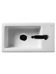 Раковина Aquaton Эрис 46 1WH301972 460x260x134 мм, отверстие под смеситель, белая
