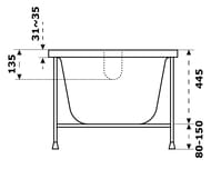 ����� ��������� Jacob Delafon Ove 170�70 (��� �������) E6D302RU-00