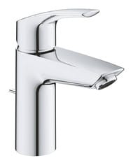 Смеситель Grohe EuroSmart 33265003 для умывальника, однозахватнаый, S-Size, донный клап., цвет: хром