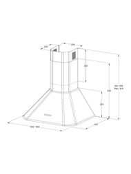 ������� Korting KHC 6839 NX (598�450) 850 �3/�, 190 ��, ������ �������/����