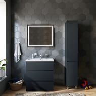 Шкаф-колонна AM.PM Gem S напольный, правый (300x320x1900) цвет: графит матовый M91CSR0306GM