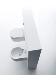 Унитаз подвесной Kerasan Flo 311501 500х360х340 безободковый, без сиденья, белый глянцевый
