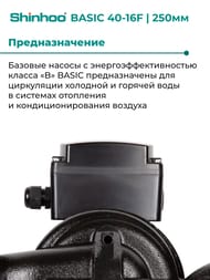   SHINHOO BASIC 40-16F 1x230, DN 40, , 71221004