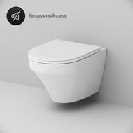 Комплект инсталляции AM.PM клавиша Touch Pro черная + унитаз Inspire FlashClean сиденье микролифт IS450A38.501700