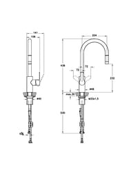   Vitra Inox  , , A42153EXP