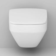 Унитаз подвесной AM.PM Inspire V2.0 безободковый 390х550х410, с сиденьем, белый мат. C50A1700MWSC
