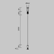 �������� ������ Led Strip, ׸����, 2 �, ALM-P-B-2000, 642045