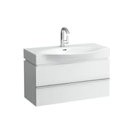 Тумба под умывальник Laufen CASE for Palace 4.0125.2.075.475.1 (895х375х460) подвесная, 2 ящика, белая глянцевая