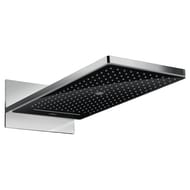 Верхний душ Hansgrohe Rainmaker Select 580 3jet (586х258) встраиваемый, хром/черный 24001600
