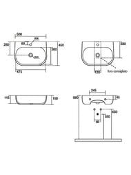 �������� ��������� Kerasan Nolita 534030*1 500�450�150 � ���������� ��� ��������, ����� �������
