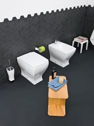 Унитаз напольный ArtCeram Jazz 360х540х415 белый JZV0020100