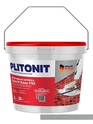 Затирка эпоксидная PLITONIT Colorit EasyFill серый, 2 кг