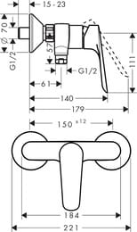  Hansgrohe Logis E 71602000   , , 
