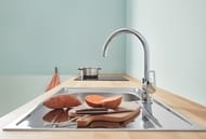 Смеситель для кухни Grohe BauLoop 207 мм, поворот излива 360°, однозахватный, хром 31232001