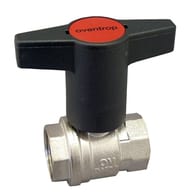 Кран шаровый Oventrop Optibal 1/2"ВВ DN-15 полнопроходной, 16 бар, латунь, удлинен.ручка, 1077104