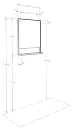 ������� AQUATON ���� ����� 65 1A254102LQX50 650x121x784 ��� ���������. �����, ��� ������