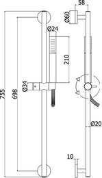   Paffoni Life ZSAL135NO  755,  