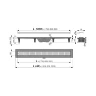 !   Alcaplast APZ10-550M SIMPLE L=550 H=62 , c .