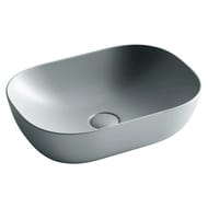Раковина накладная Ceramicanova Element 455х325х135 прямоугольная, антрацит матовый CN6009MH