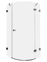 ������� ������ RAVAK BRILLIANT BSKK3-80R (795�795�1950) ��������� �����, ������, ����+Transparent