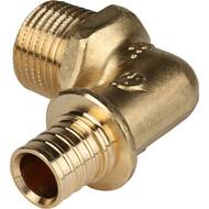Угол STOUT 16х1/2"Н, для сшитого полиэтилена, латунь, арт.SFA-0005-001612