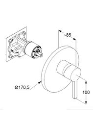 ��������� KLUDI Nova Fonte Puristic ��� ���� ������������, �������������, ���� 206550515