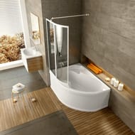 ������ �� ����� RAVAK VSK2 ROSA 170 L (1070-1090�1500) �����, ������� �����, ������ Transparent