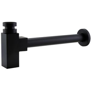 Сифон для раковины Belbagno BB-SMQ2-NERO черный матовый