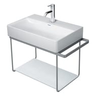Консоль Duravit DuraSquare 665х381 подвесная, с полотенцедержателем, хром 0031141000