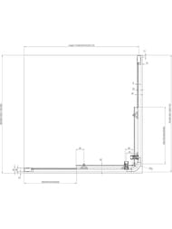 ������ �������� ������ RAVAK 10� 10RV2K (900�1900) ������, ����� + �����������