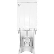 Унитаз компакт Sanita Luxe QUADRO Slim (640х353х825) сиденье из дюропласта, микролифт WC.CC/Quadro/2-SlimDM/WHT.G/S1