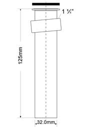   McAlpine (1 1/432)  200, -,   STALK-125-PVD