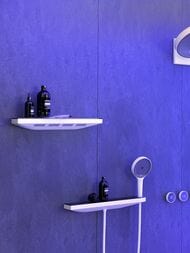 Hansgrohe Rainfinity Полка - Шланговое подключение+держатель правосторонняя, белый матовый 26858700 — изображение 3