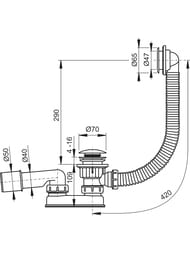 ����� RAVAK SABINA 50