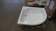 Уценка! Душевой поддон Triton (90х90) полукруглый, средний, каркас ПД4