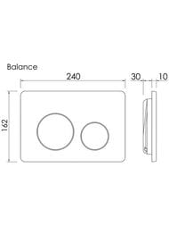 �������� ��������� ������ Mono Rimless+������� ����������� Balance, ������ Circle, ���� ��������� CN1905_121001CH