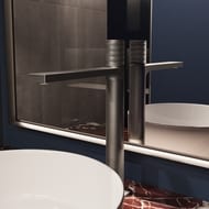 Смеситель для раковины Vincea Домус (Domus) VBF-5DM02GM, вороненая сталь — миниатюра 1
