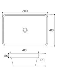 �������� ��������� Aqueduto Inserto 600�410�170 �������������, � ���������, ����� ��������� INS0210