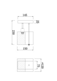 ��������� ���������� Freya Ampera (���� ������) FR2023WL-01CH, 220/240 V, IP20,����