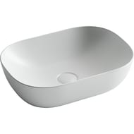 Раковина накладная Ceramicanova Element 455х325х135 прямоугольная, без перелива, белый матовый CN6009MW