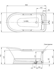 ����� MIGLIORE IMPERO 180x87 ����, �� ������� ���� + 2 ������ "MIGLIORE" 26352
