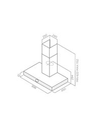 ������� JETAIR Touch BL/A/90 (898�450) 1200 �3/�, 255 ��, ������ ������� PRF0099978A