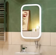 Зеркало Континент Mini (400x700) с LED подсветкой 6000K и сенсором