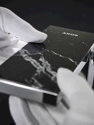 Панель 200 Axor MyEdition 47913000 мрамор черный (nero marquina) — изображение 3