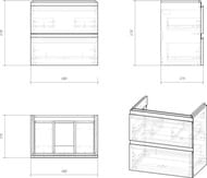     Cersanit MODUO 60  MODUO SLIM 60 (570585375 .)   64125