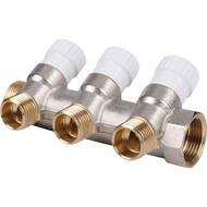 Коллектор распределительный STOUT 3/4", 3 отвода 1/2" SMB 6851 341203